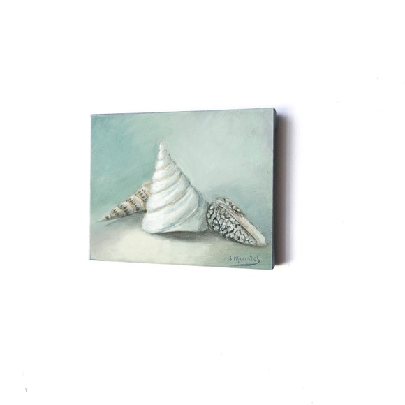 Original oil painting "Sea cones" #1 8"x10" - Picture 3 of 3